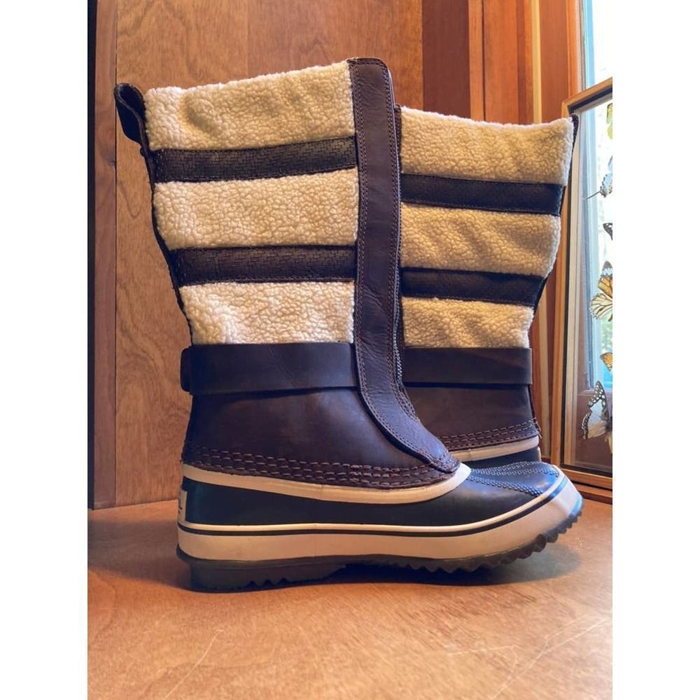 Sorel Women's Helen of Tundra II Leather Boots Brown SZ 7 NWOB $175